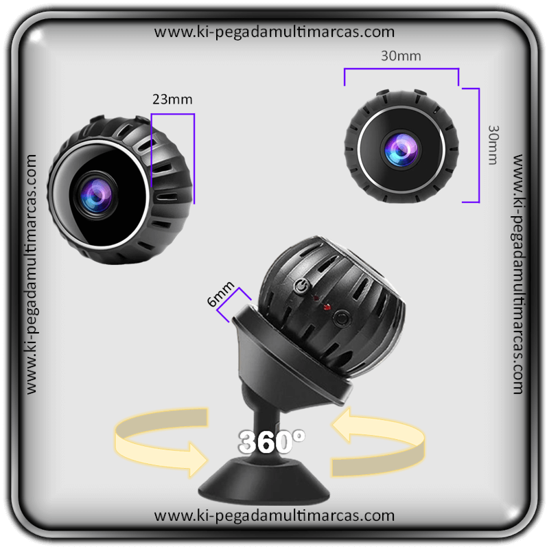 Câmera Smart WiFi Full HD 1080p Mini X10