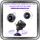 Câmera Inteligente de Vigilância com Visão Noturna WiFi Full HD 1080p [X10MiniCamNightVision]