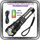 Lanterna Zoom Tático Super Led [FlashlightBeamLight]