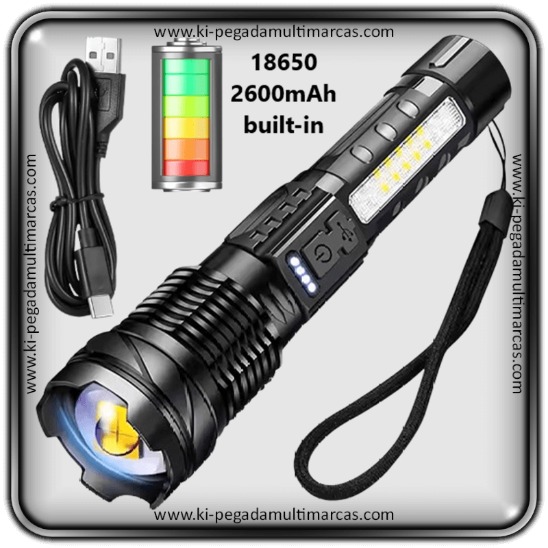 Lanterna Laser Titanium Super LED M-GT50