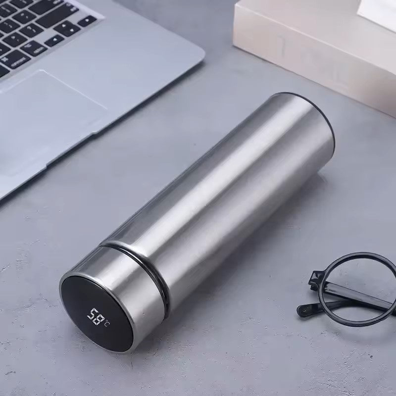 Garrafa Térmica Inox Inteligente com Termômetro